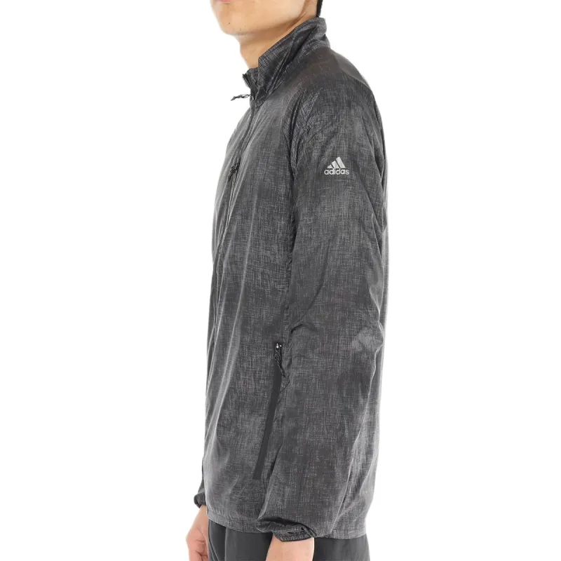 Adidas Windbreaker Jacket Men's Gray-4