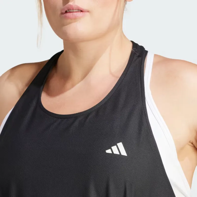 Adidas Free Shipping With AdiClub Own The Run Tank Top Plus Size-5