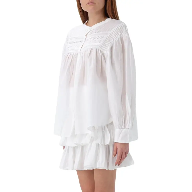 ISABEL MARANT ETOILE Gathered Plalia Blouse-3