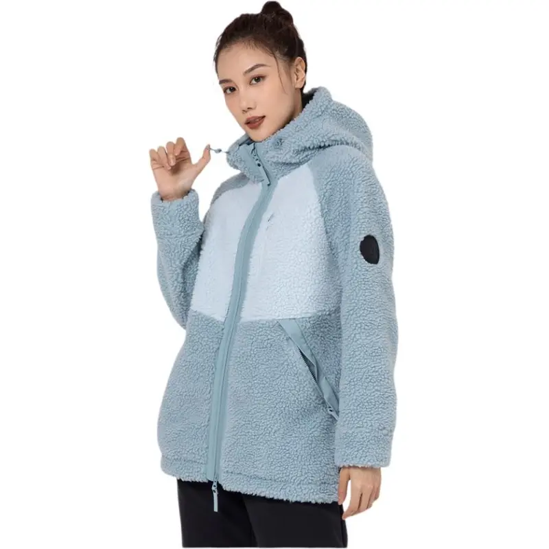 DECATHLON SH500 Velvet feel Coat Women's Turquoise-1