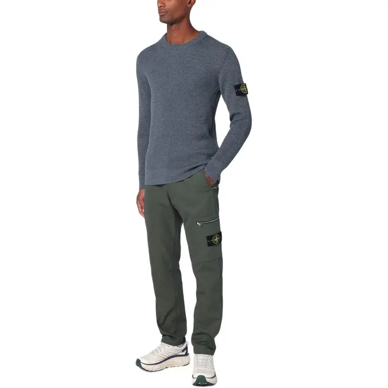 STONE ISLAND Logo Patch Cargo Pants-2