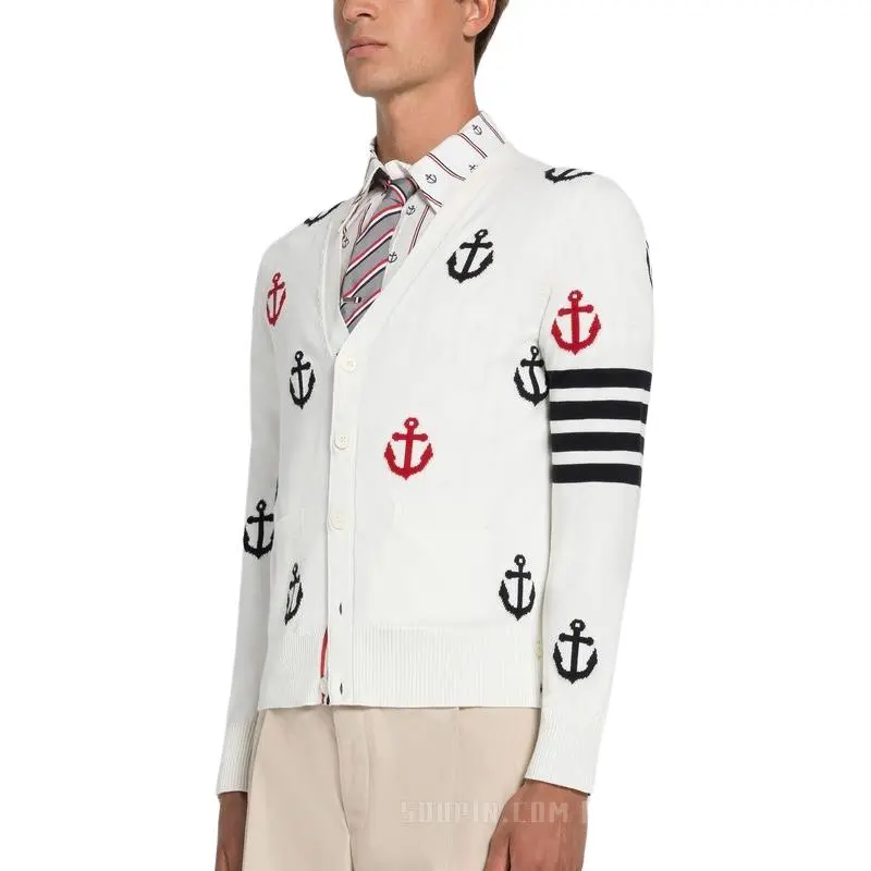 THOM BROWNE Sweaters Men White-1