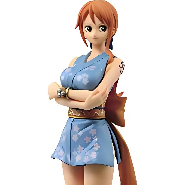 BANPRESTO Nami Eyeglass Factory Dxf One Piece Waiohō Kingdom Great Journey Lady Bonus Gift 16cm Scale Figures-2
