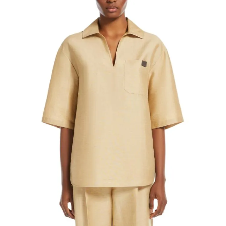 MaxMara Polo Shirt Women's Light Gold-2