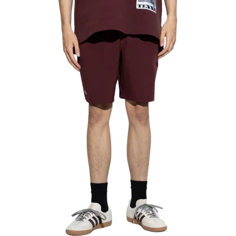 LACOSTE Embroidered Running Track Shorts-2