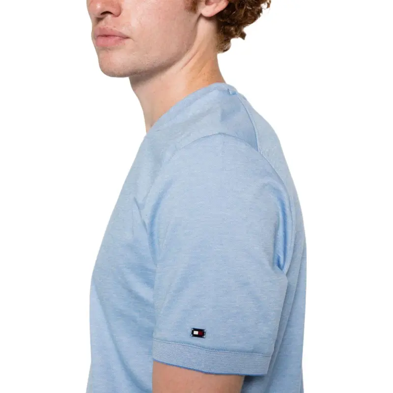 Tommy Hilfiger Logo embroidered Cotton T shirt-4