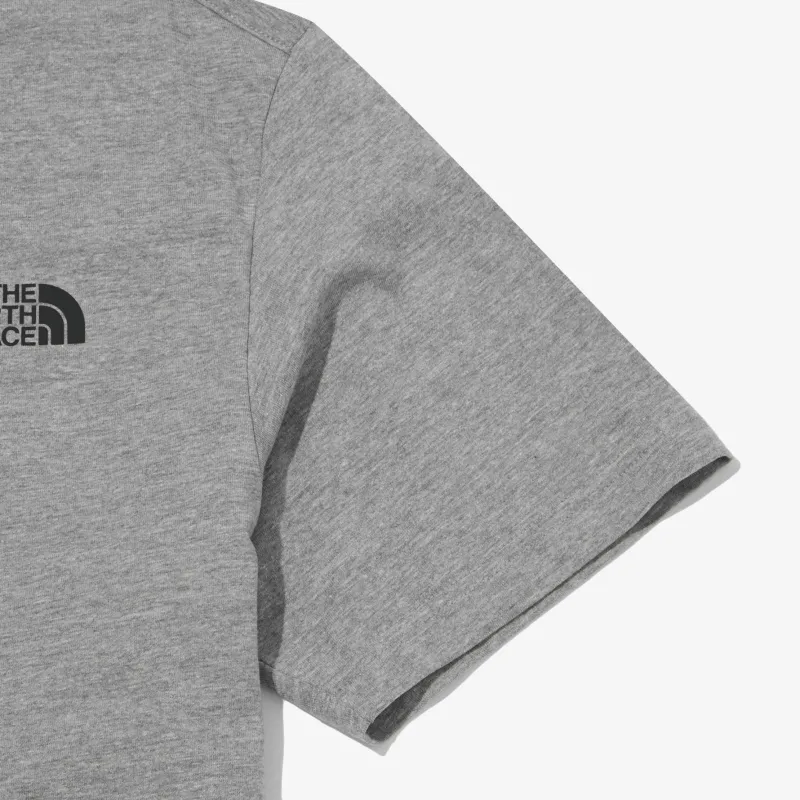 THE NORTH FACE Cashew Flower Collection T Shirt Unisex Black Gray Color-2