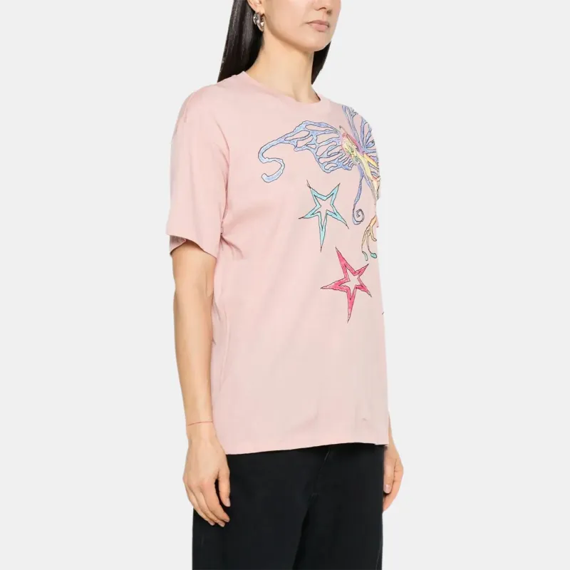 DIESEL T Buxt Q T shirt Mauve-3