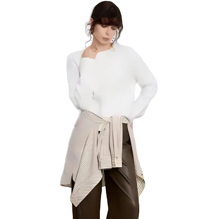 ELLE Knitwear Women's White-2