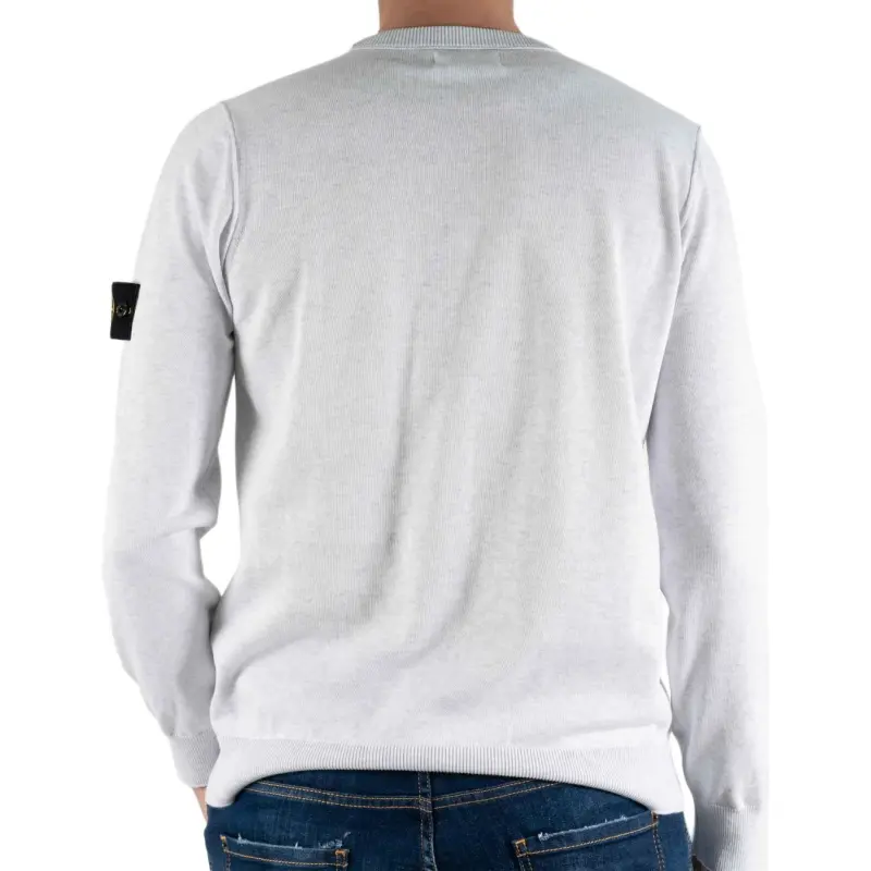 STONE ISLAND Sweatshirts Men Light Gray-4