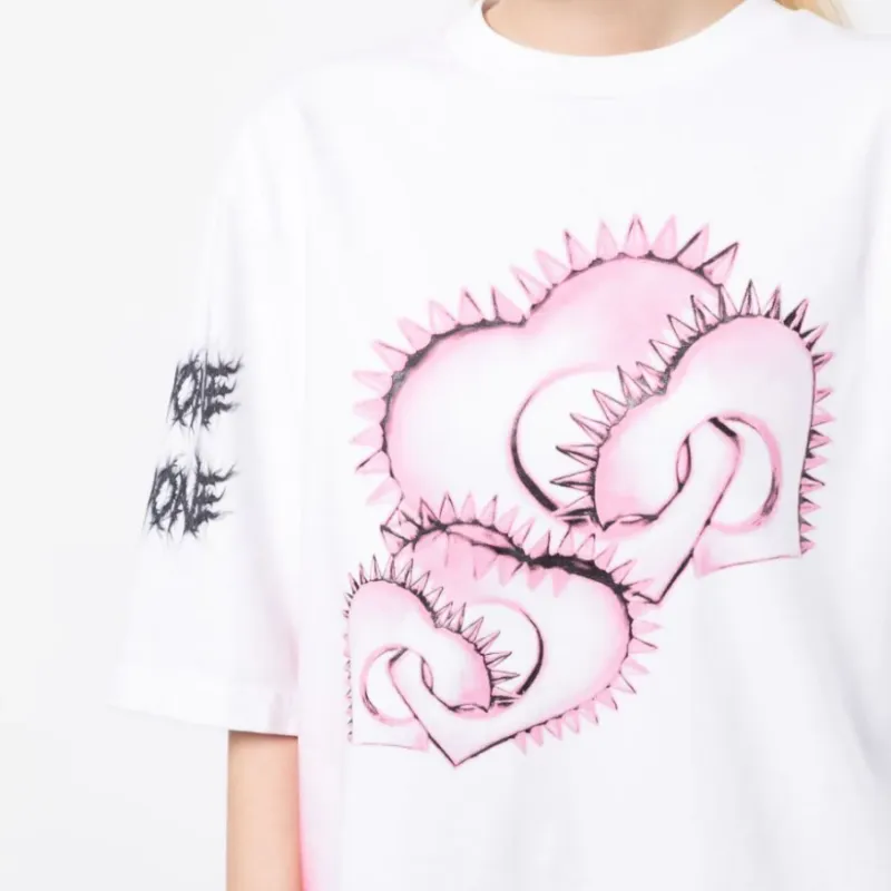 WE11DONE Graphic-print Cotton T-shirt-4