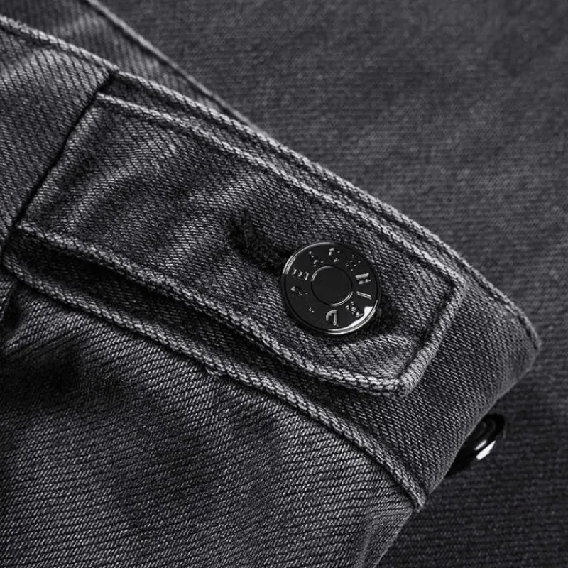 PEACEBIRD MEN Jeans Men Denim Medium Gray 1-2