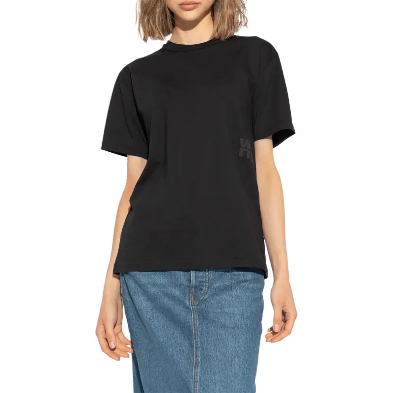 Alexander Wang Puff Logo Jersey T Shirt-3
