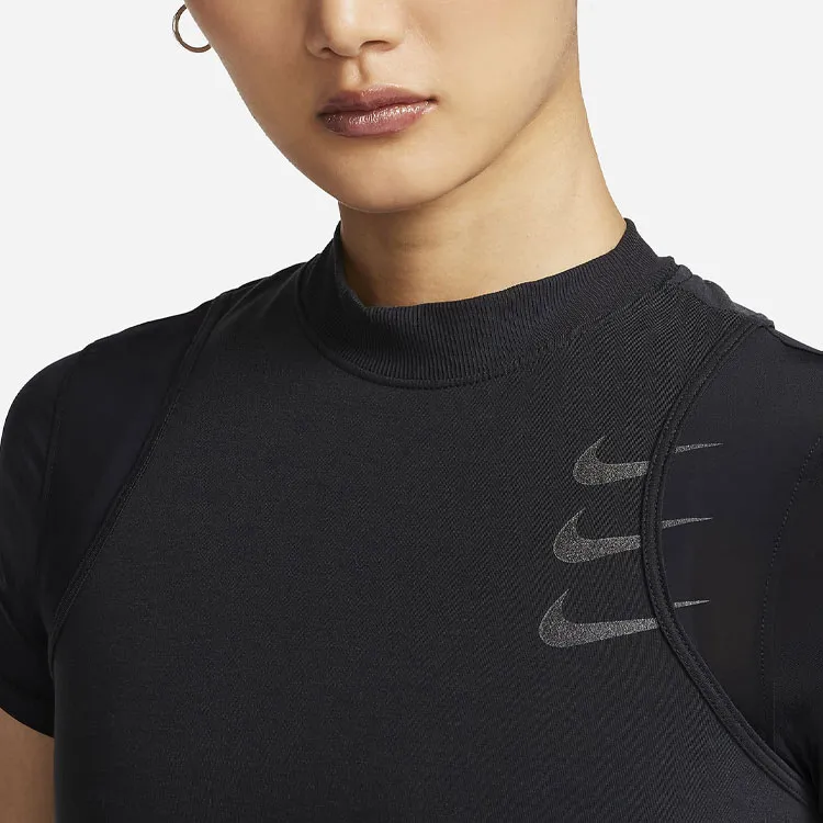 Nike T-Shirts Women's Black-3