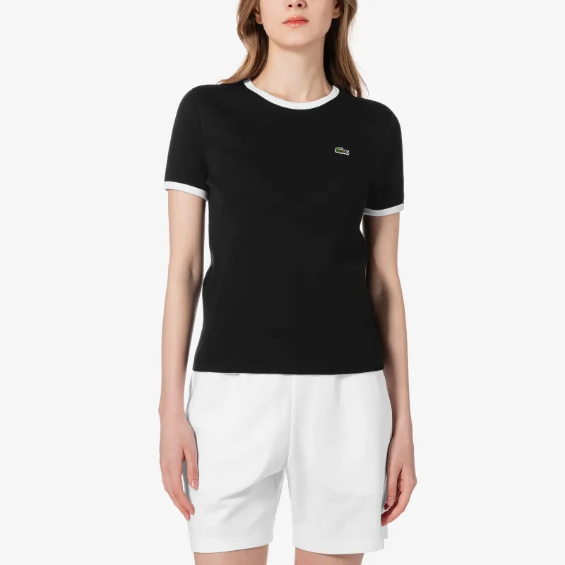 LACOSTE T Shirts Women's Black-1