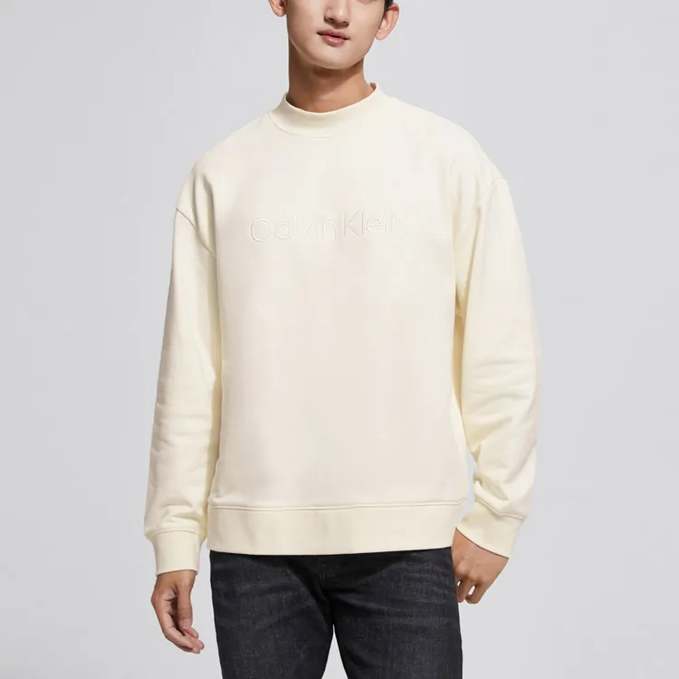 CALVIN KLEIN Sweatshirt Men's Ivory-3