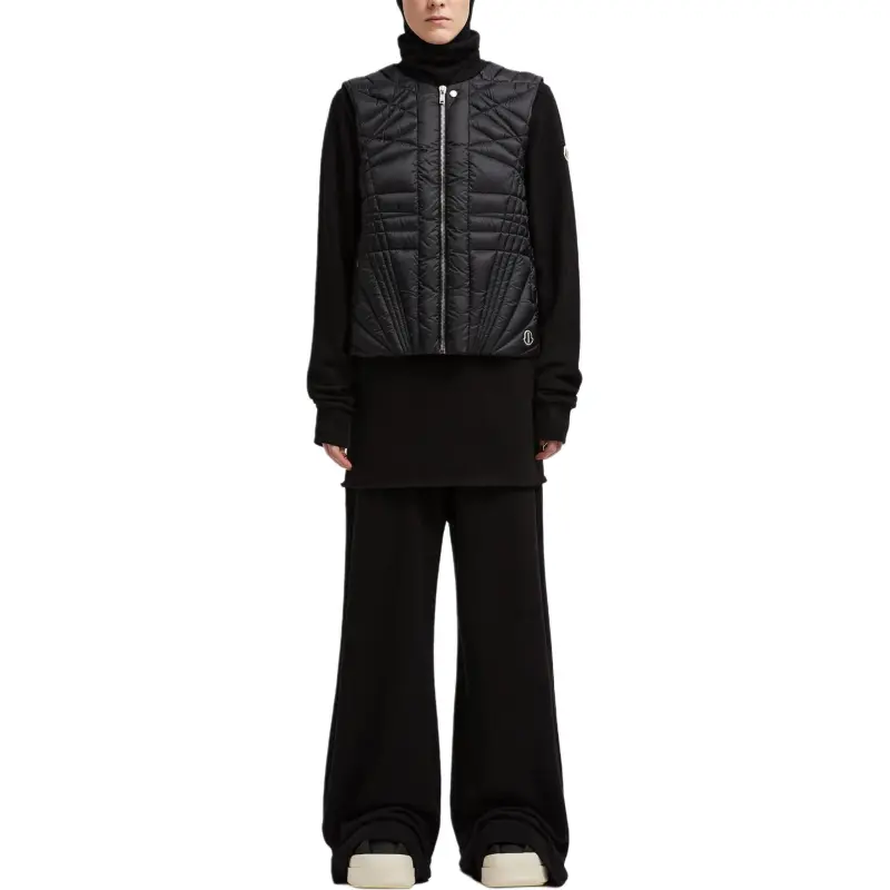 Moncler X Rick Owens Woven Megapenta Flight Vest-5