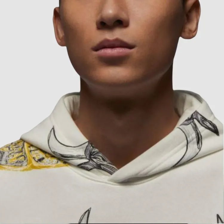 Jordan Brooklyn Sweatshirt Men's Sail White-4