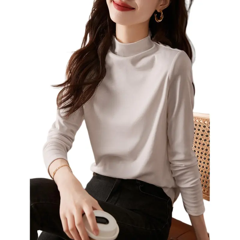 Mo Han Yi Mei Knitwear Women's Apricot-2