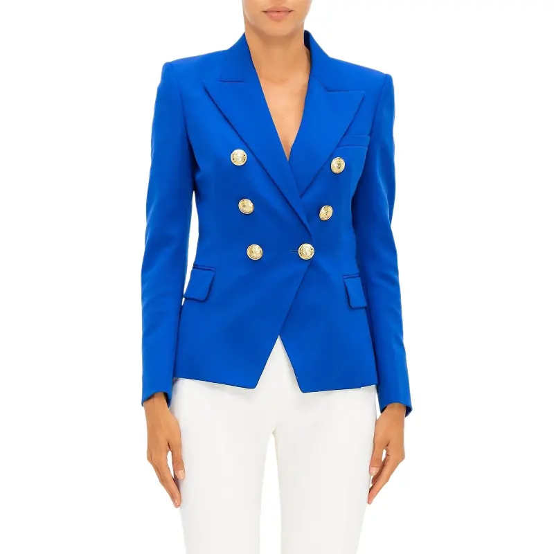 BALMAIN Jackets Women's Blue-2