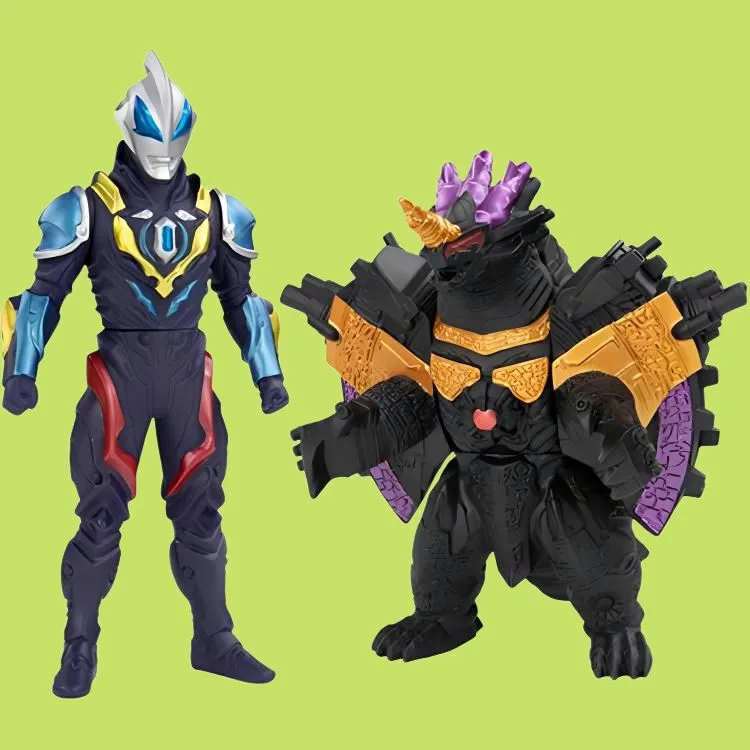 BANDAI Ultraman Geed Galaxy Dawn Ultra Decisive Battle Of Girubalis Scale Figures-1