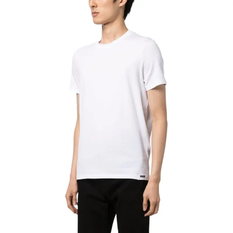TOM FORD Logo appliqué Jersey T shirt-4