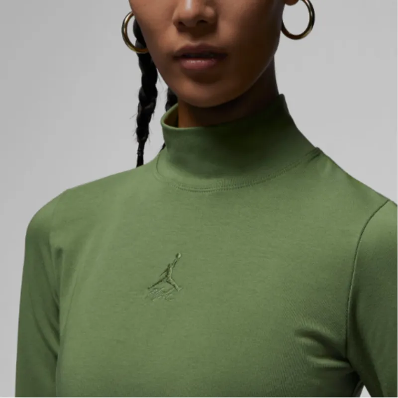 Jordan T Shirts Women's Light Olive-4