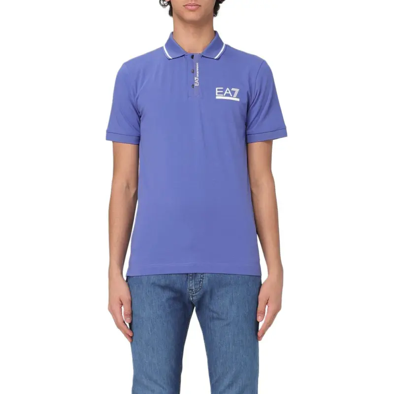EMPORIO ARMANI EA7 Polo Shirt Men's Purple-2