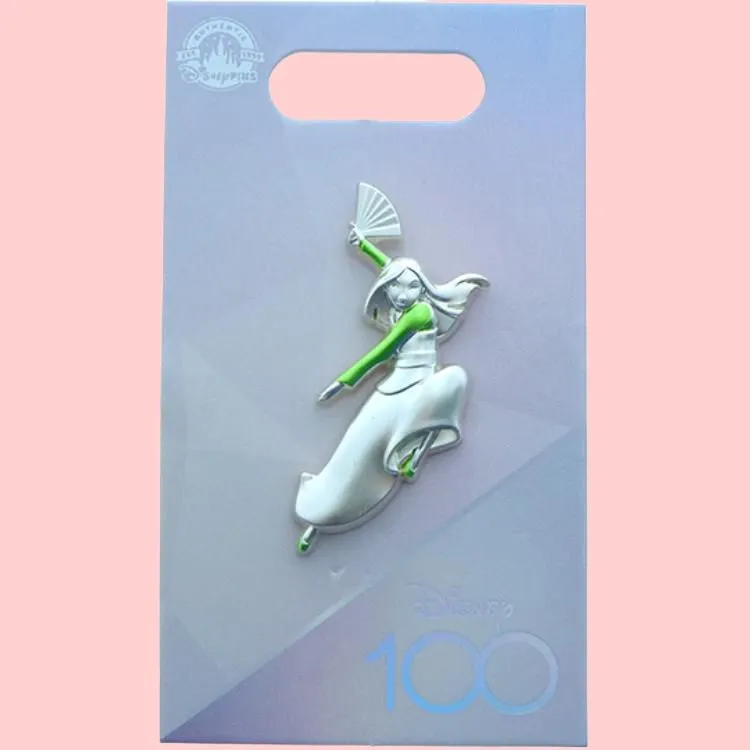 Disney 100th Anniversary Mulan Wood Badges-1
