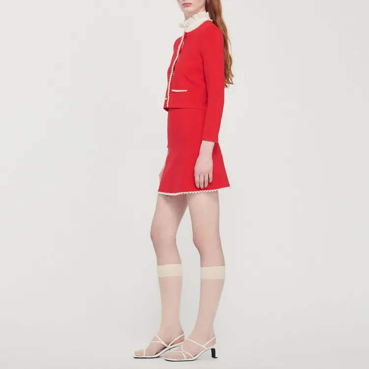 Sandro SS23 Year Of The Rabbit Capsule Collection Knitwear Women's Red-2
