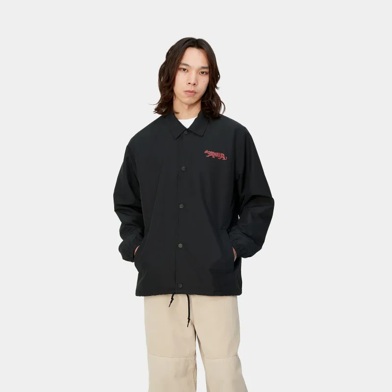 Carhartt WIP SS24 Rocky Coach Jacket Jacket Men's Black-5