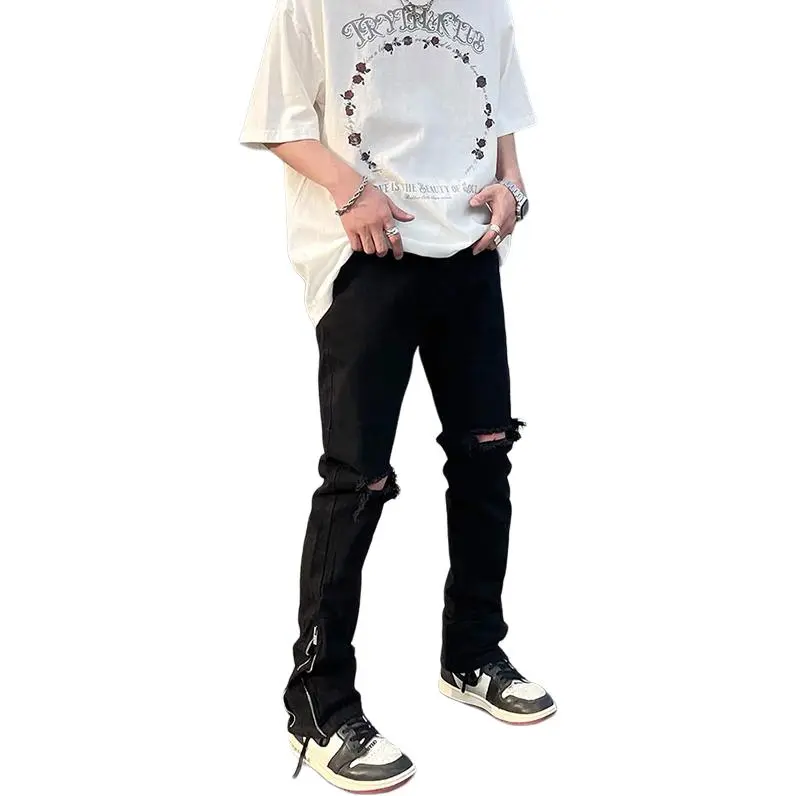 IJRJ Jeans Unisex Black-1