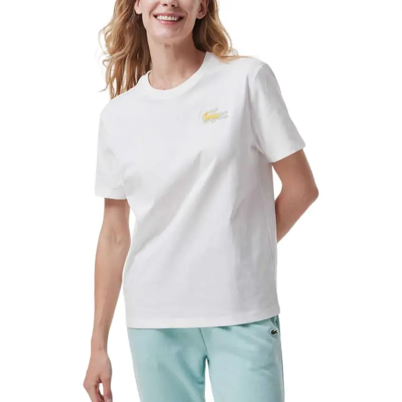 LACOSTE Regular T Shirt Women's White-1
