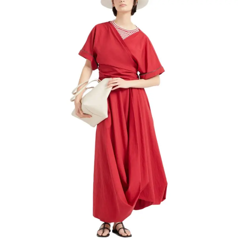 Brunello Cucinelli Draped Bubble Hem Skirt-1