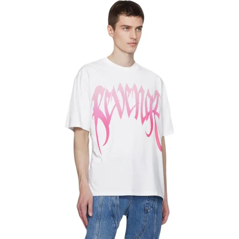 Revenge T Shirts Unisex White-3