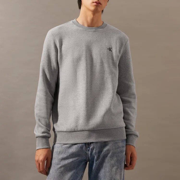 CALVIN KLEIN Sweatshirt Men's Coconut Gray-2