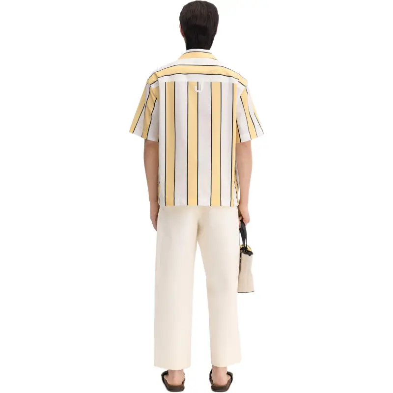 Jacquemus SS25 Striped Bowling Shirt Men's Stripes/Stripes-2