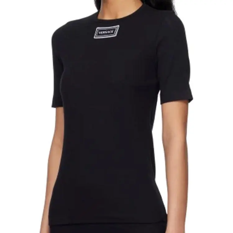 VERSACE T Shirts Women's Black-2