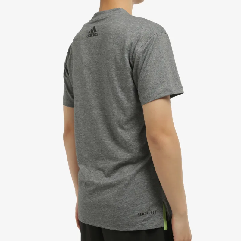 Adidas Set-in Sleeve T-Shirt Men's Black-5