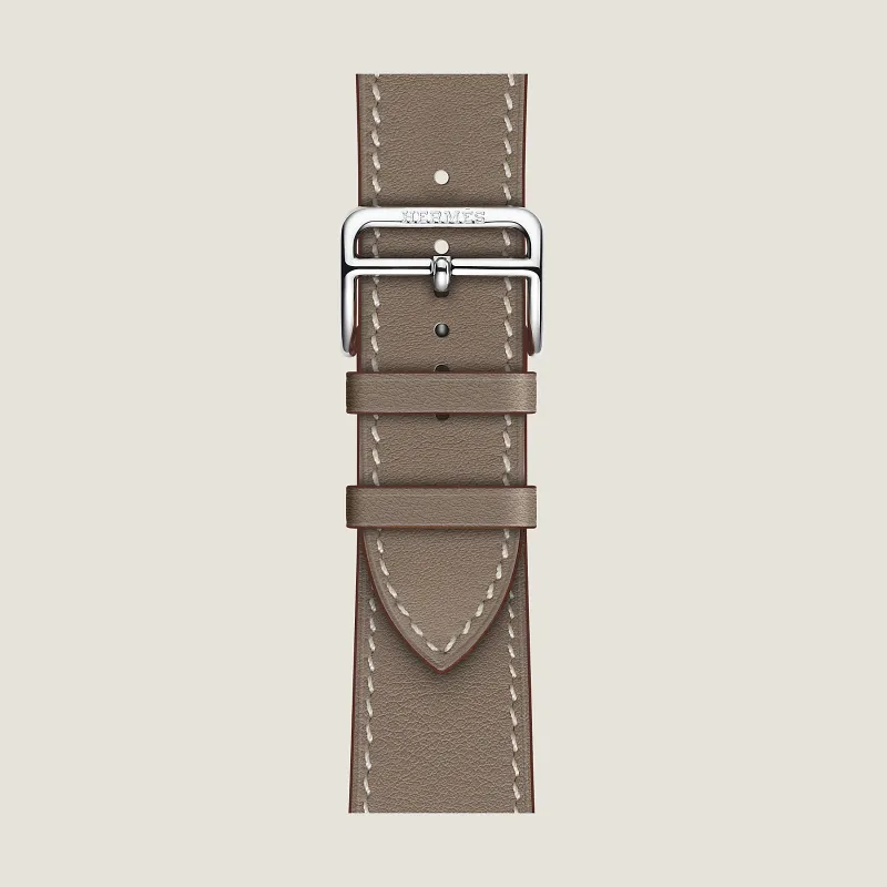 HERMES Watch Band Apple Compatibility Cowhide Leather Material-5