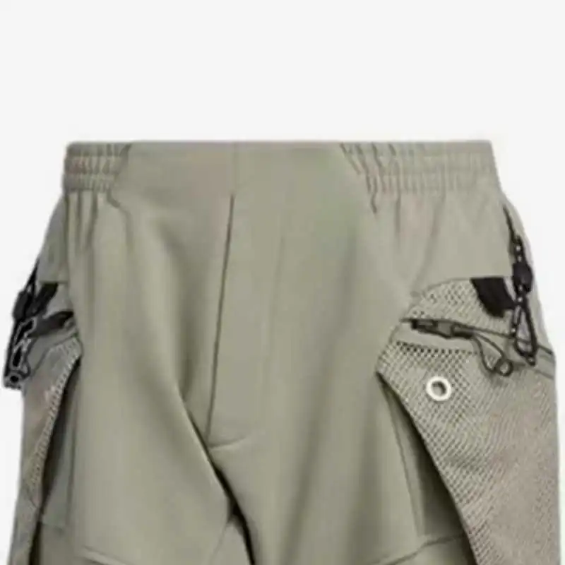 Adidas Originals Casual Shorts Unisex Pebble Silver Gray-2