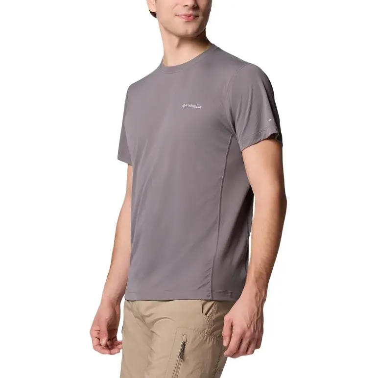Columbia T Shirt Men's Smoke Gray-2