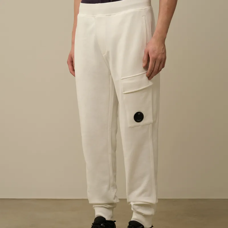 C.P.Company FW24 Casual Pants Men's White Gauze-2