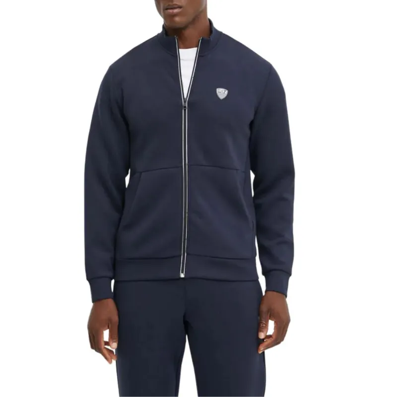 EMPORIO ARMANI EA7 FW24 Casual Sportswear Men's Navy Blue-12