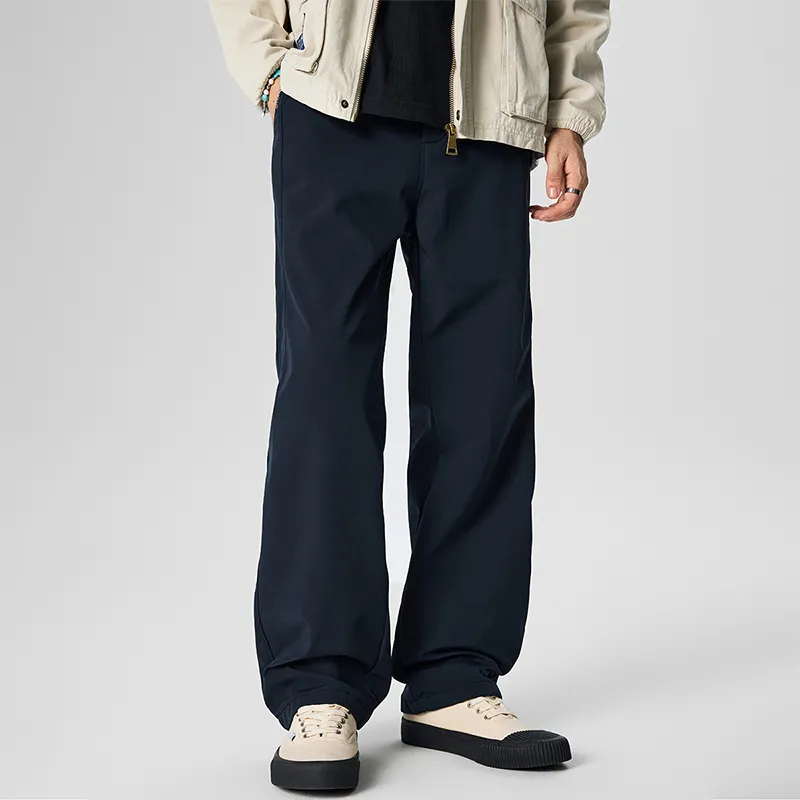 GTRG Casual Pants Unisex Navy Blue-4