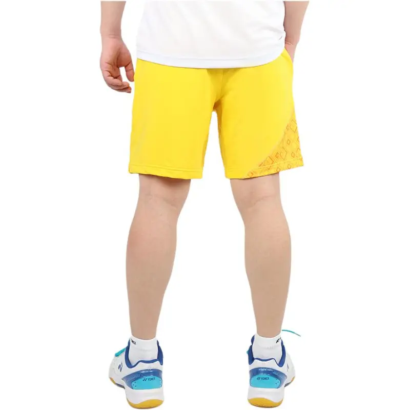 YONEX Sports Shorts Men's Begonia Flower Yellow-4