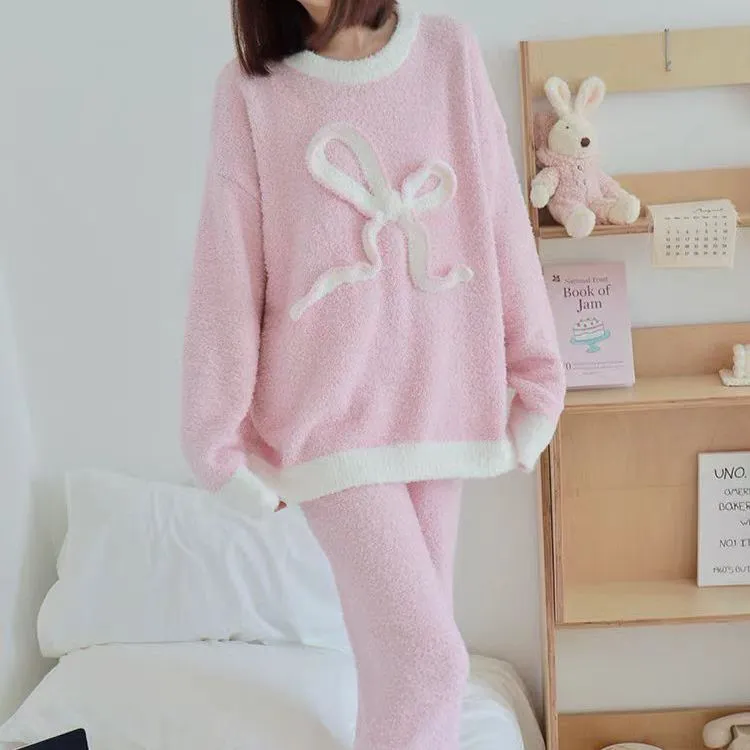 WANANNI Pajama Set Women's Cream Pink-2
