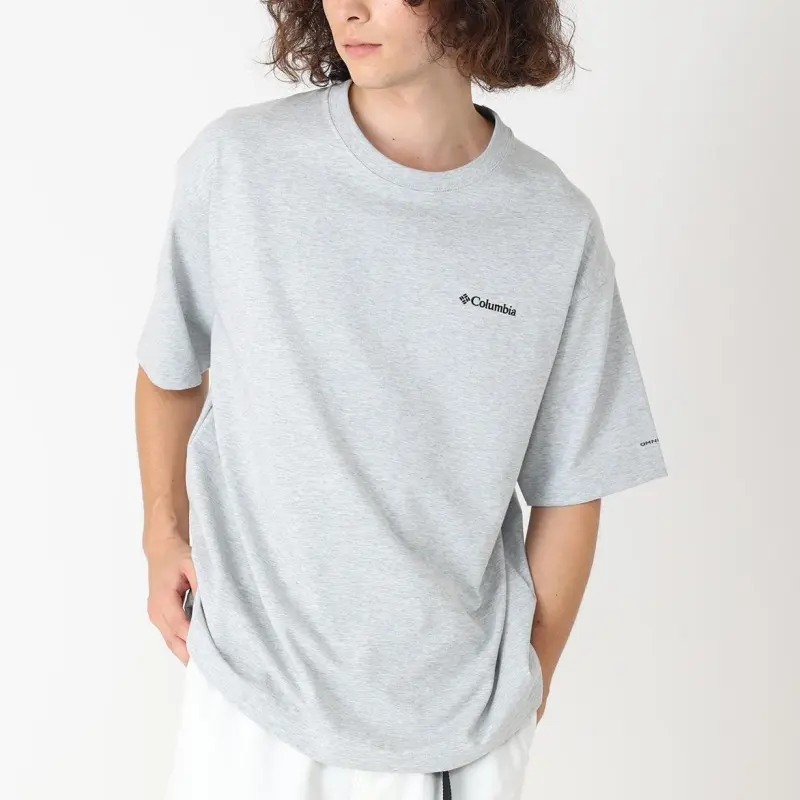 Columbia T Shirt Unisex Heather Gray-2