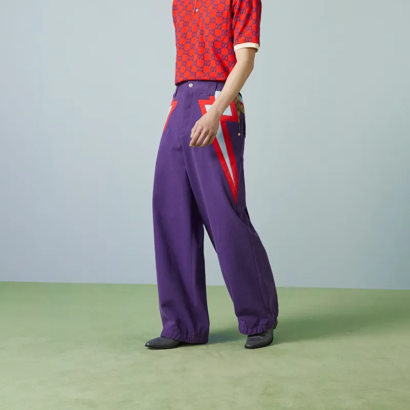 GUCCI Jeans Men Purple-2