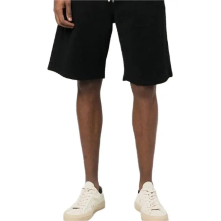 SAINT LAURENT Logo Embroidered Drawstring Shorts-4